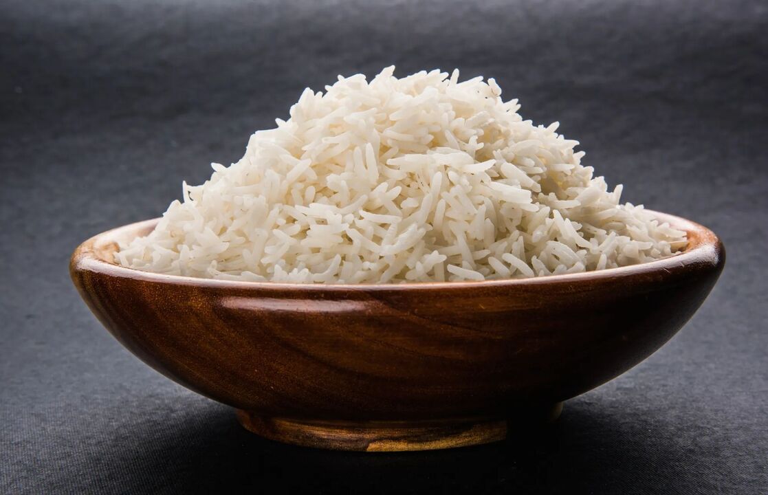 Dieta japonesa del arroz. 